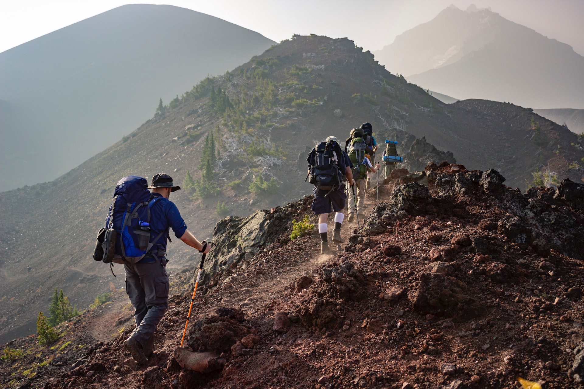 group of people hiking by Pexels Eric Sanman