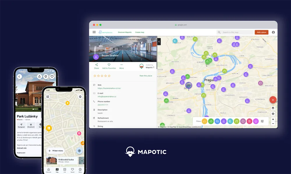 Mapotic web and mobile apps
